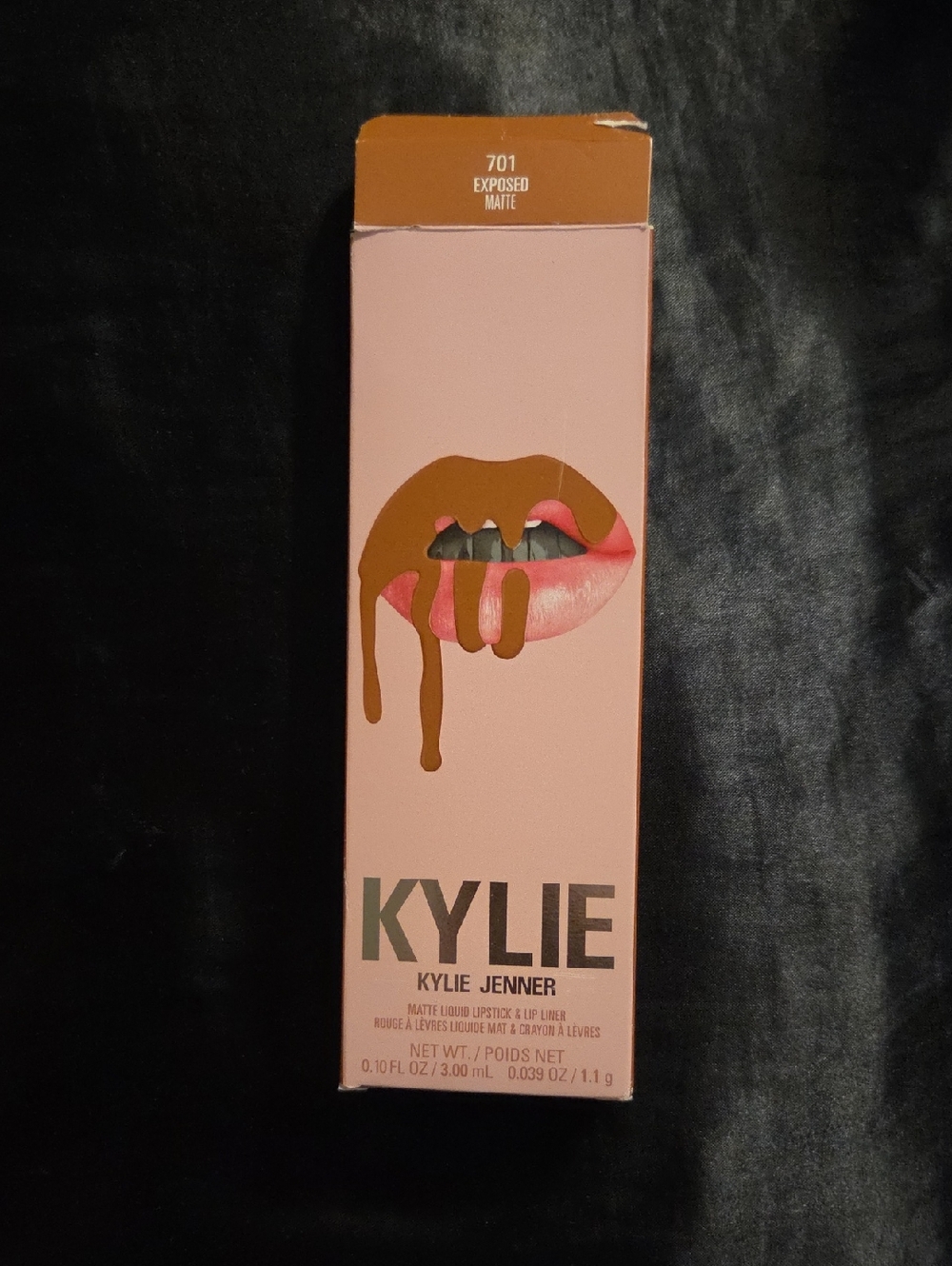 Kylie Matte Lip Liner & Liquid Lipstick - Exposed Matte (701) - Nude Brown